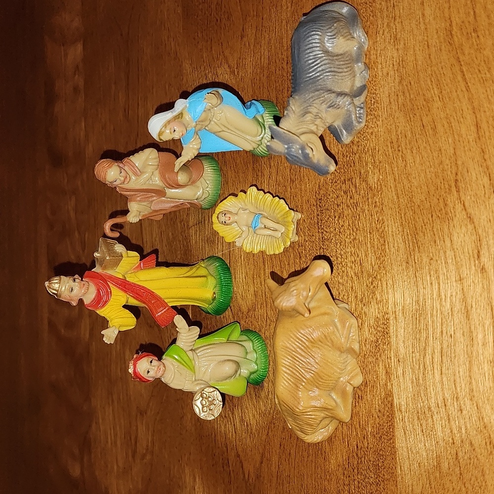 Vintage Nativity, Set of 7